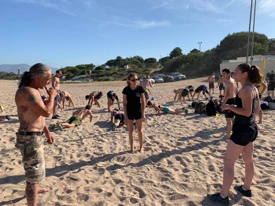 Une des séances de sport